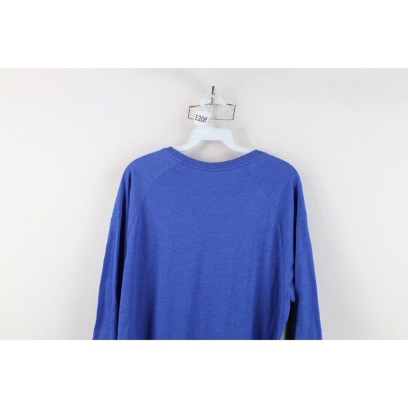 Nike Mens Large Faded Milwaukee Brewers Baseball 3/4 Sleeve Raglan T-Shirt Gray - Picture 15 of 16